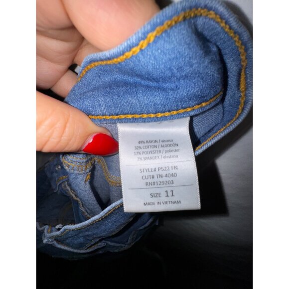 Fashion Nova  High Waist Flare Jeans Size 11 Stretch Sexy Boho Western Disco y2k - Picture 4 of 9